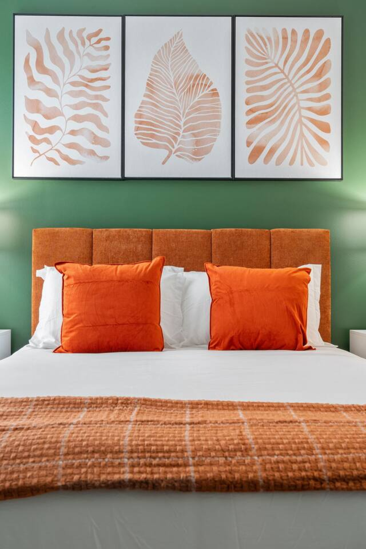 Premium bedding with plush velvet accents - every detail designed to create a serene and stylish retreat.