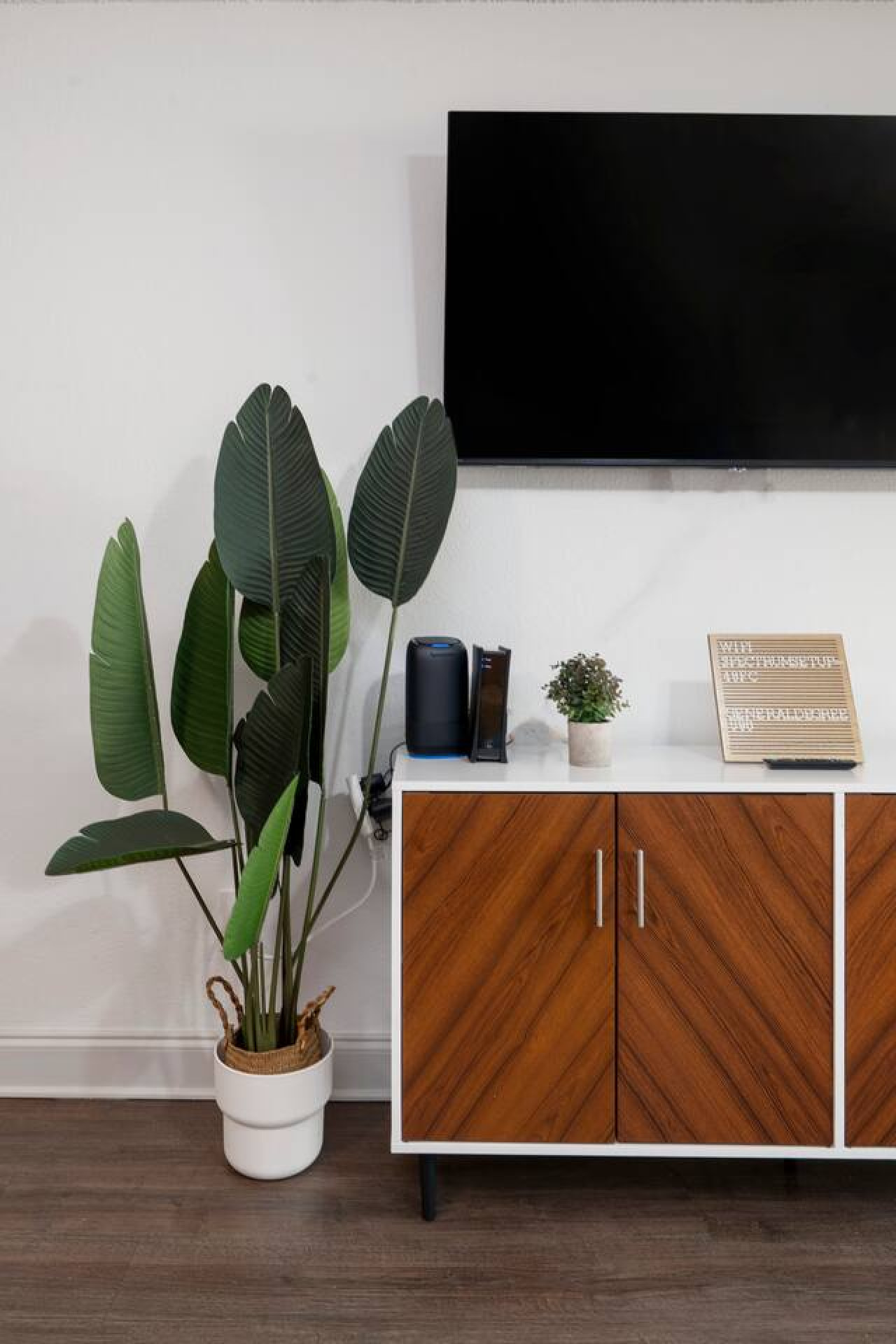 Smart TV & modern console for your entertainment needs