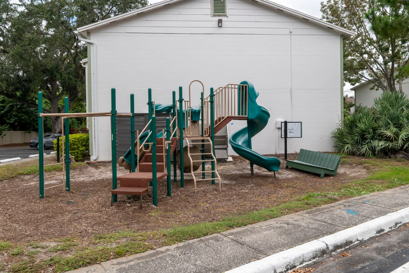 On-site playground for kids to enjoy during your stay