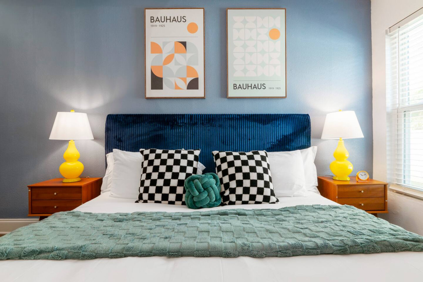 Soft linens and calming tones create a relaxing retreat