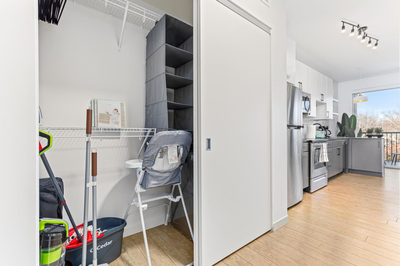 Spacious closets with ample storage space for all your travel essentials – unpack, unwind, and feel right at home.