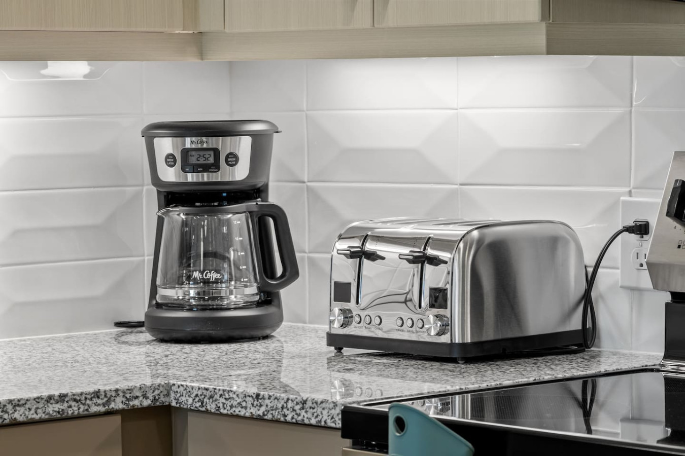 Prepare meals with ease in a kitchen that keeps everything within reach.