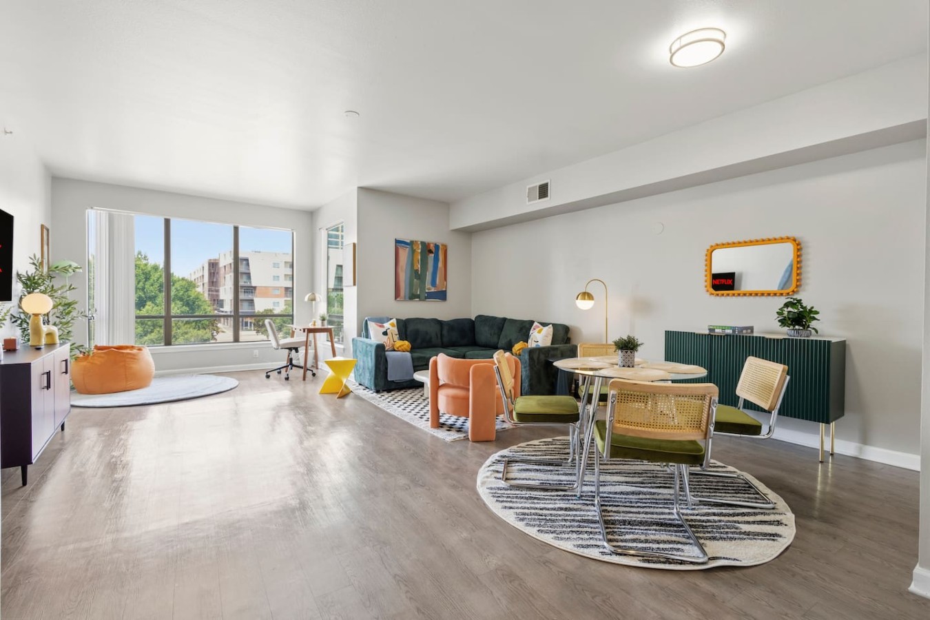 Spacious open plan living