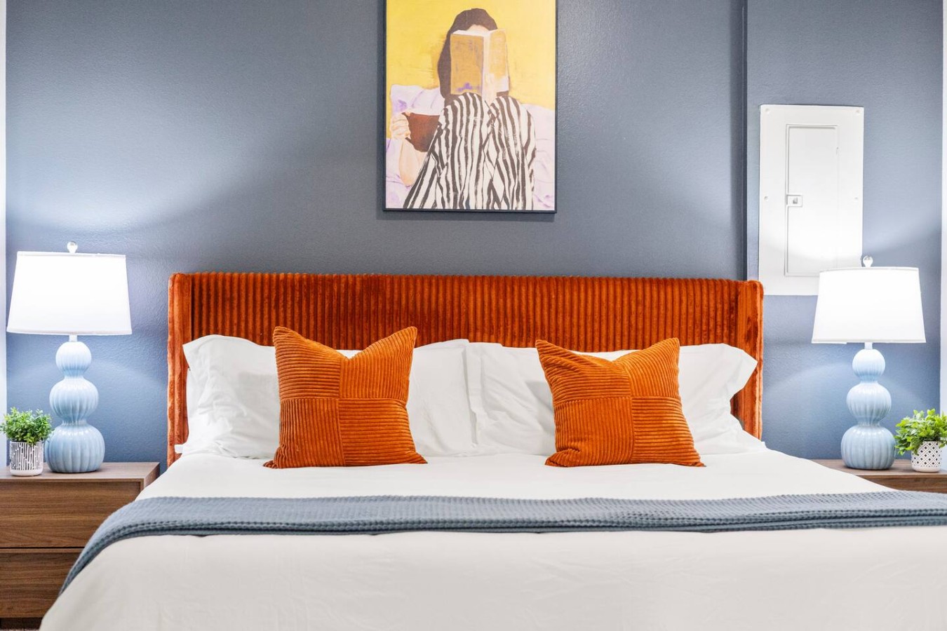 Comfortable king bedroom designed for restful stays