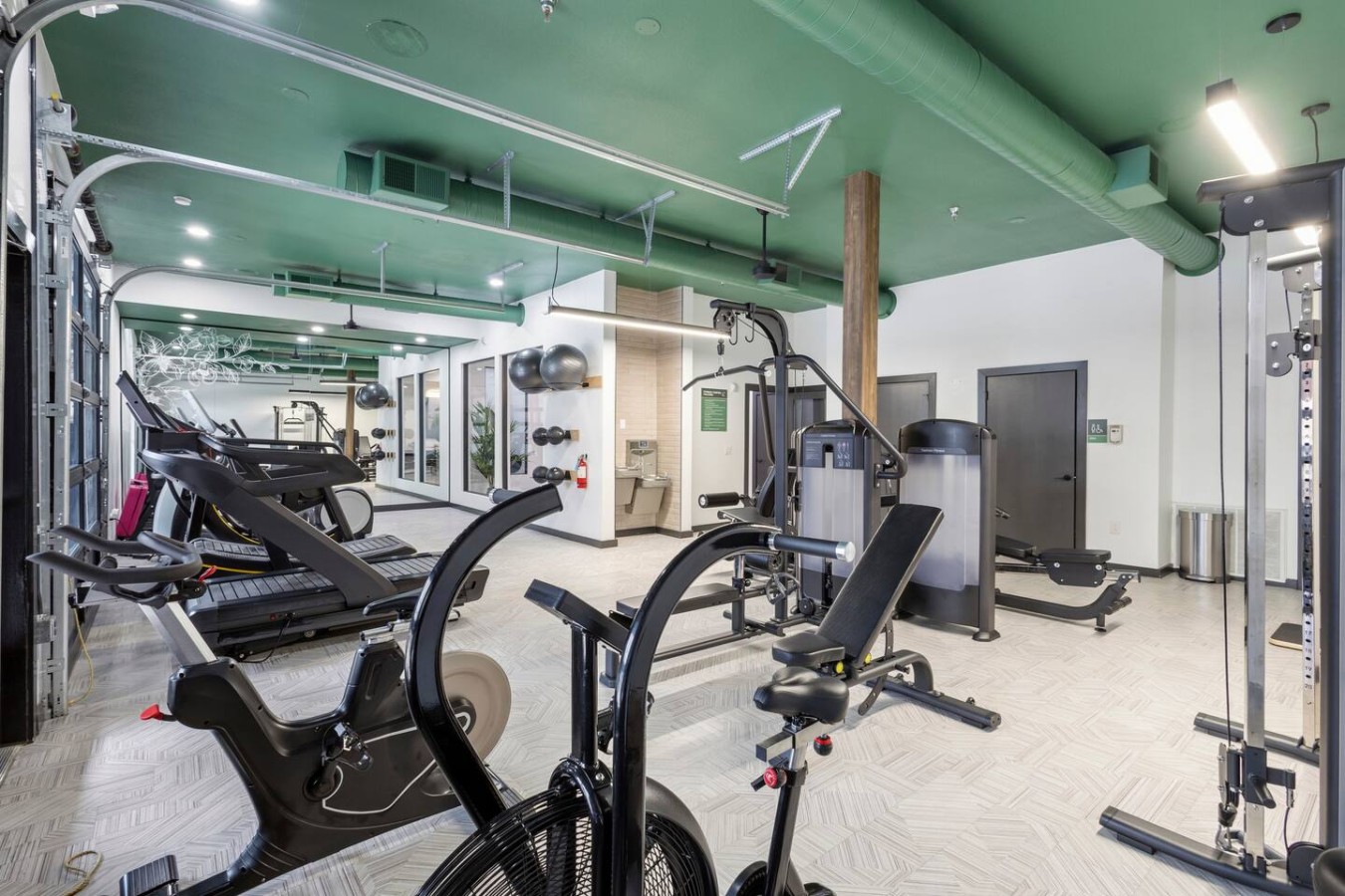 Enjoy your workout at this well-equipped fitness center