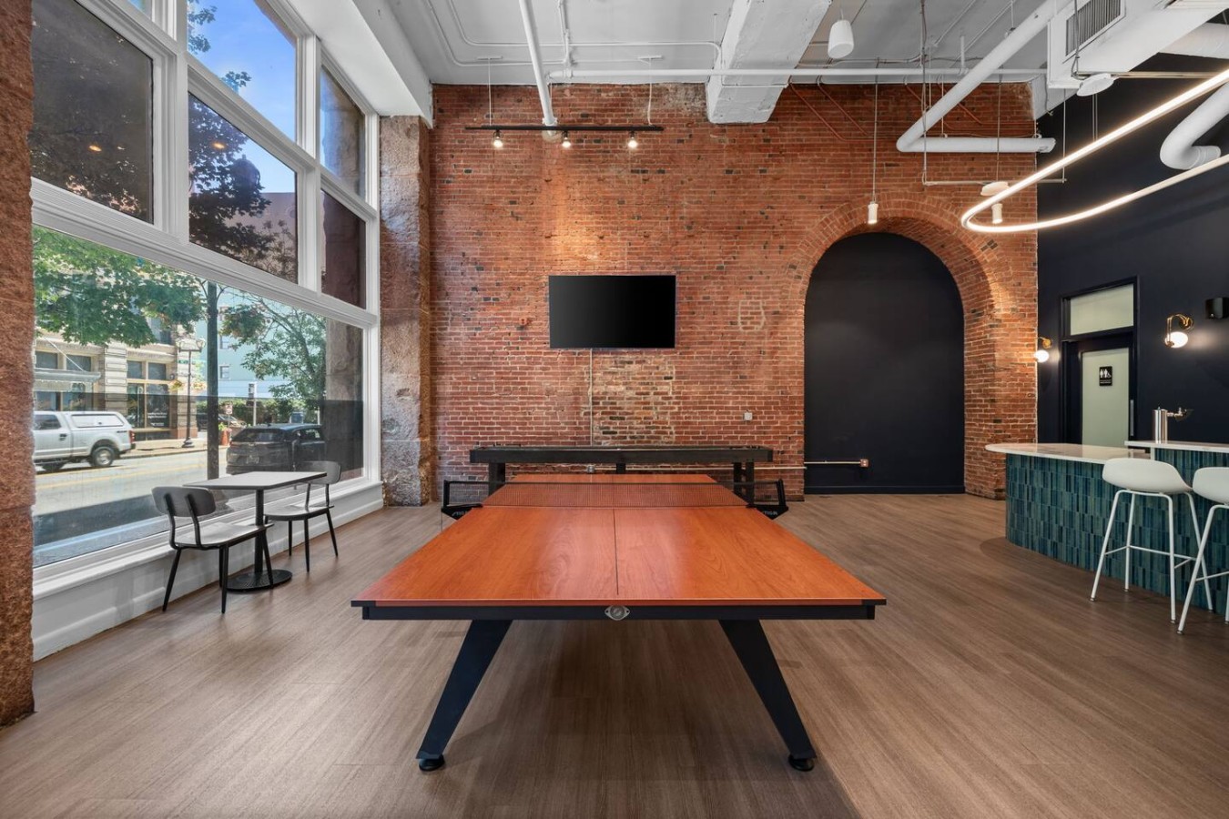 Enjoy a game of table tennis in the games room