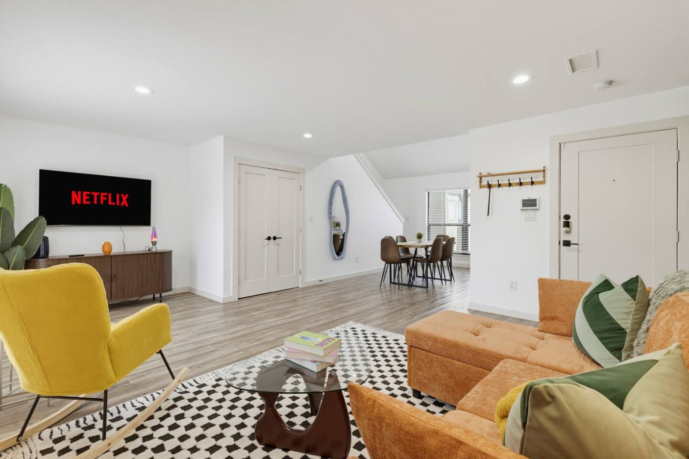 Open Concept living room & dining room
