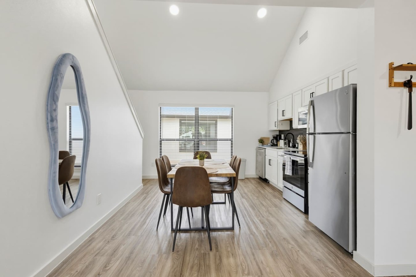 Dining Area Open To Kitchen
