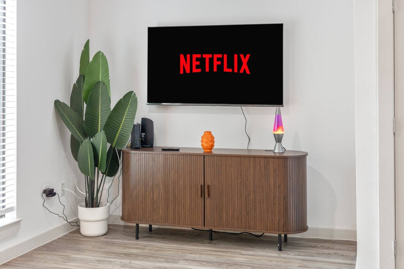 TV Console & 55" TV