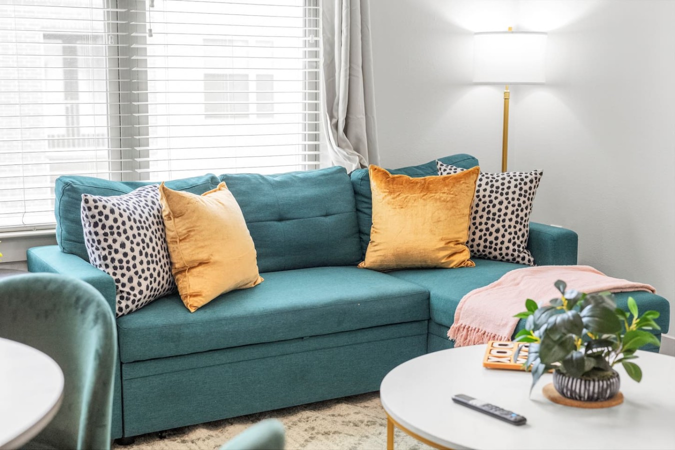 Comfort meets vibrant living.