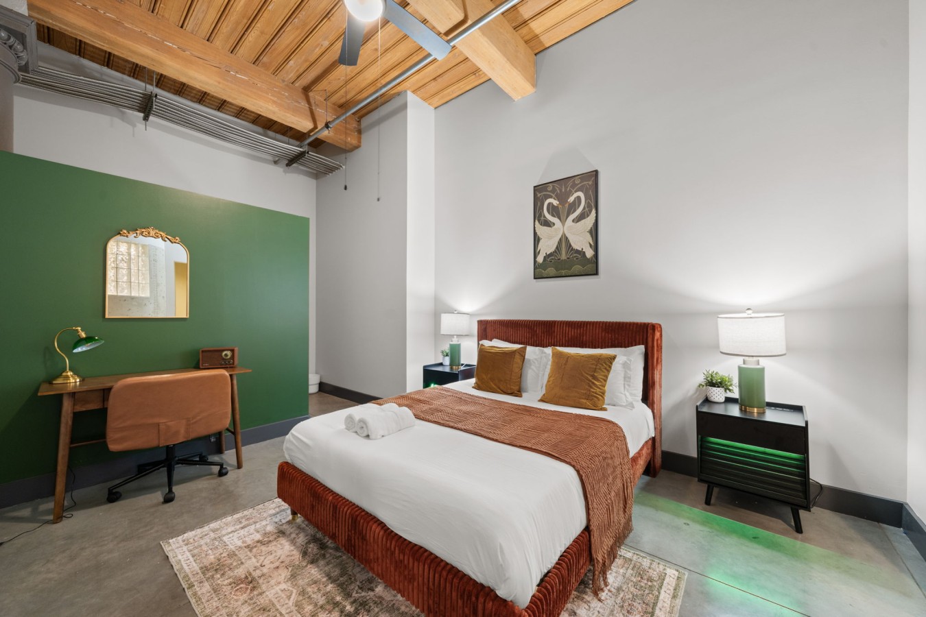Sweet Dreams Await – Enjoy a peaceful night's rest in this inviting queen bedroom.