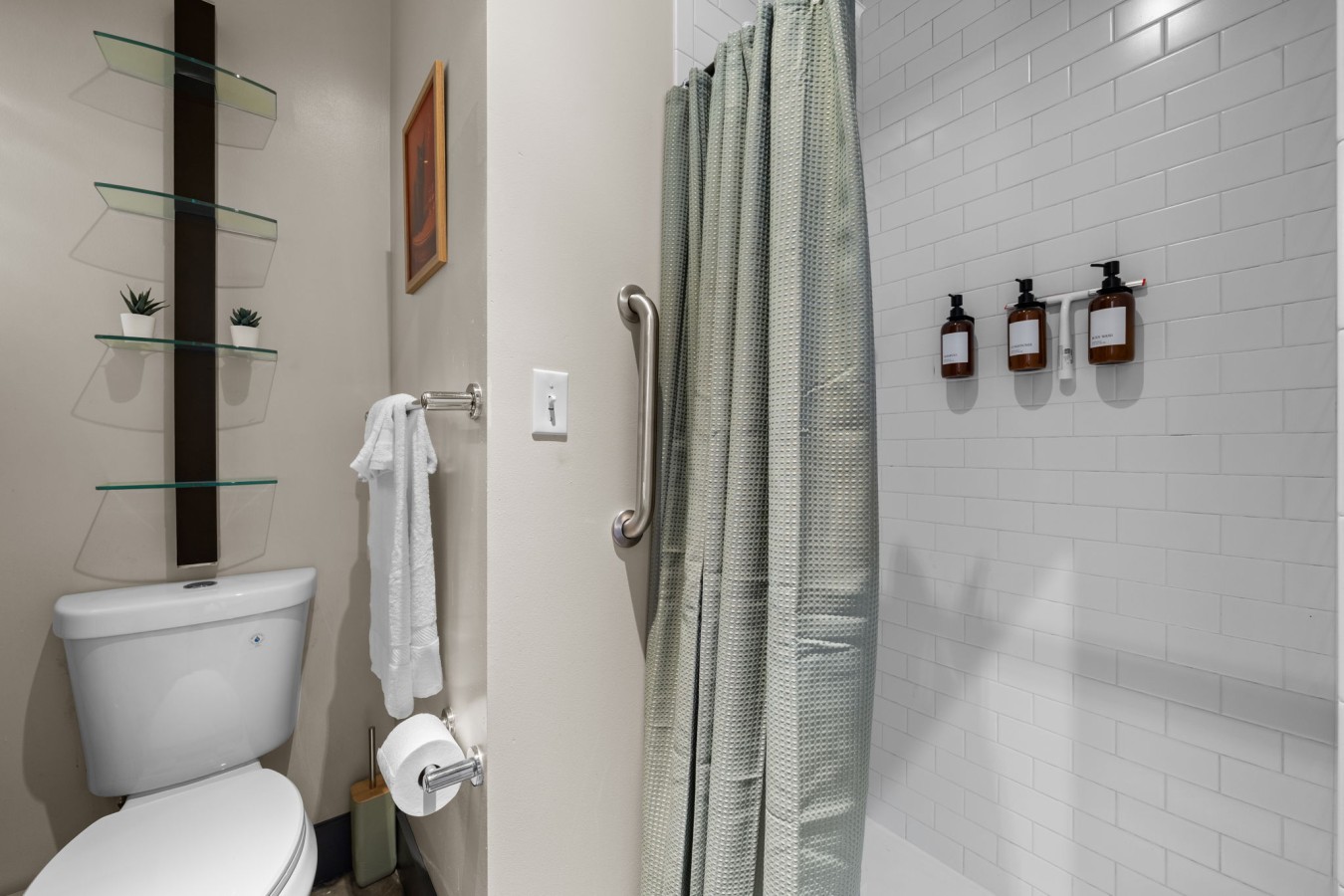 Your Daily Refresh – A comfortable shower space designed for an easy and relaxing stay.