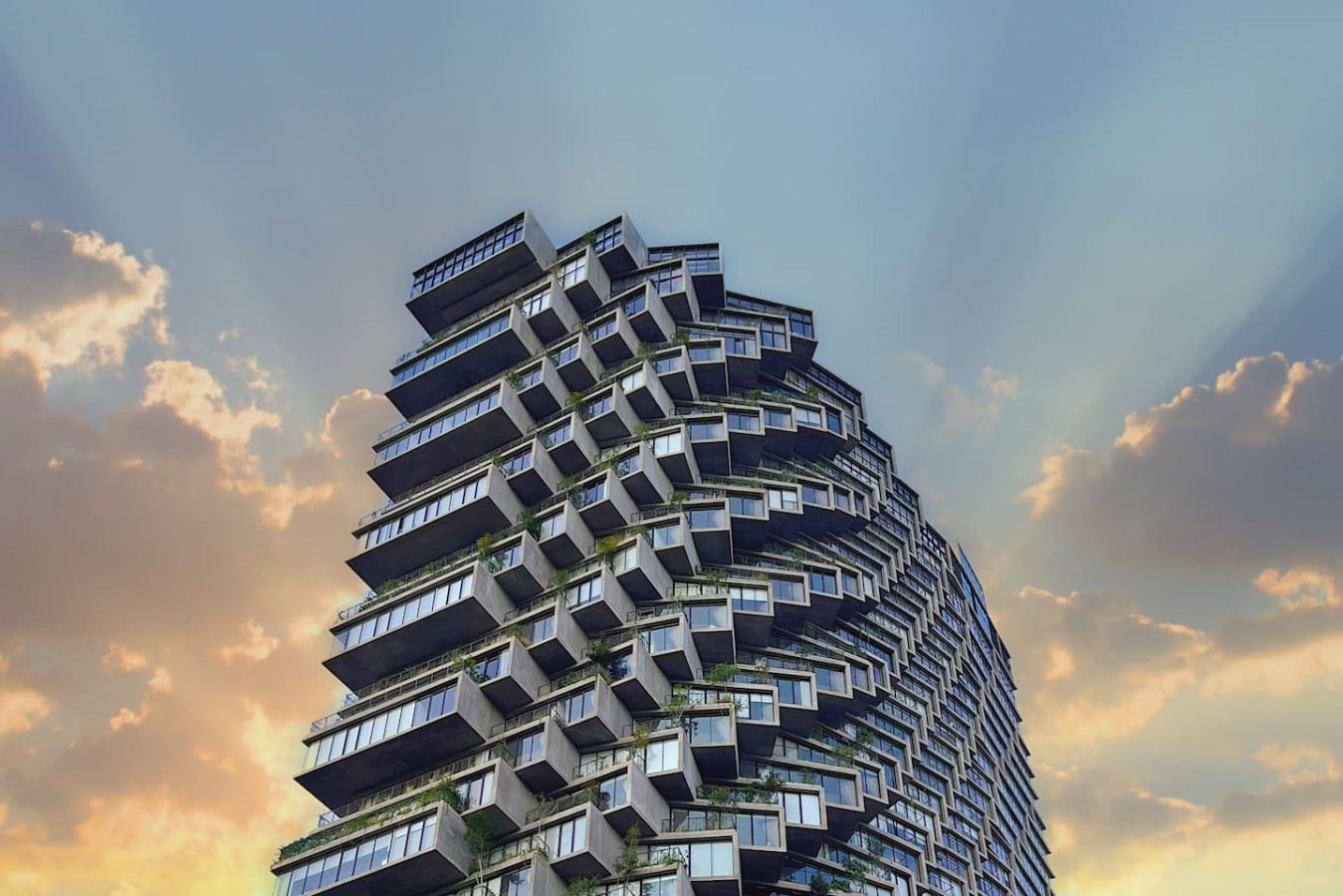 Suite Minimalista en el edificio Más Alto ( IQON )