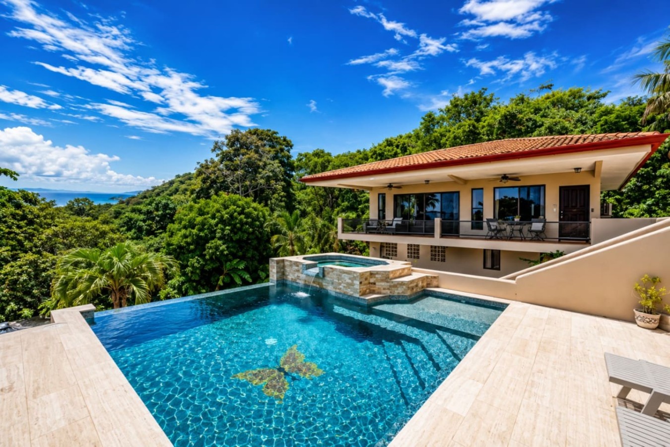 Casa Mariposa Amarilla | 2BR Pool, Sunset Views — luxury vacation rental in Playa Flamingo, Costa Rica