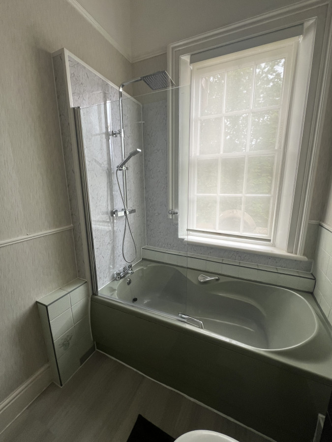 Suite with bathroom and desk