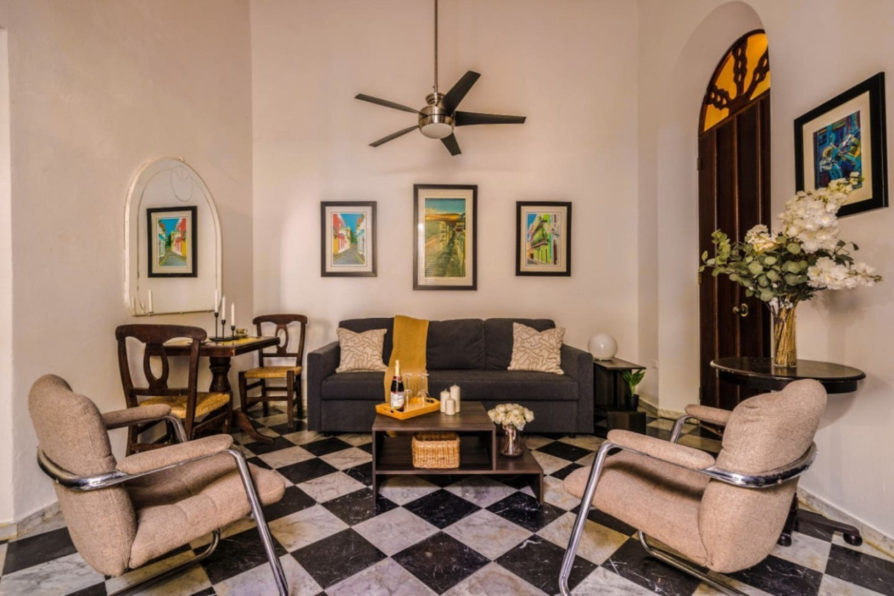 Bedroom view (bedroom 2) — Ocean Breeze | Old San Juan | Spanish Style, Old San Juan