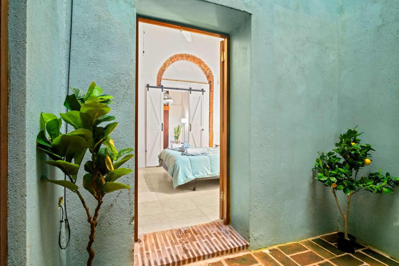 Entrance to a vacation rental property in Puerto Rico — Grand Palazzo del Mar, Old San Juan