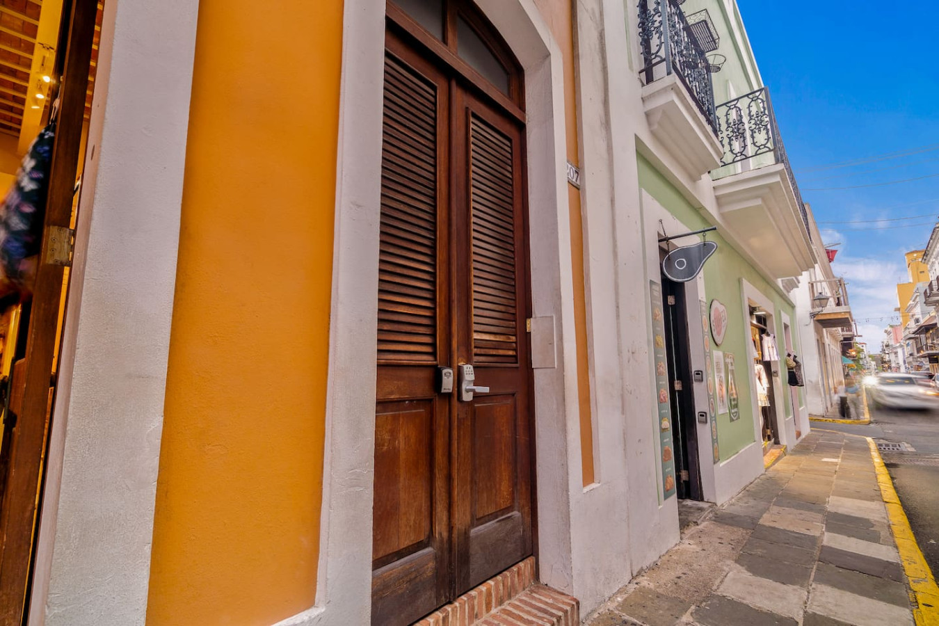 Door to a vacation rental property in Puerto Rico — Grand Palazzo del Mar, Old San Juan