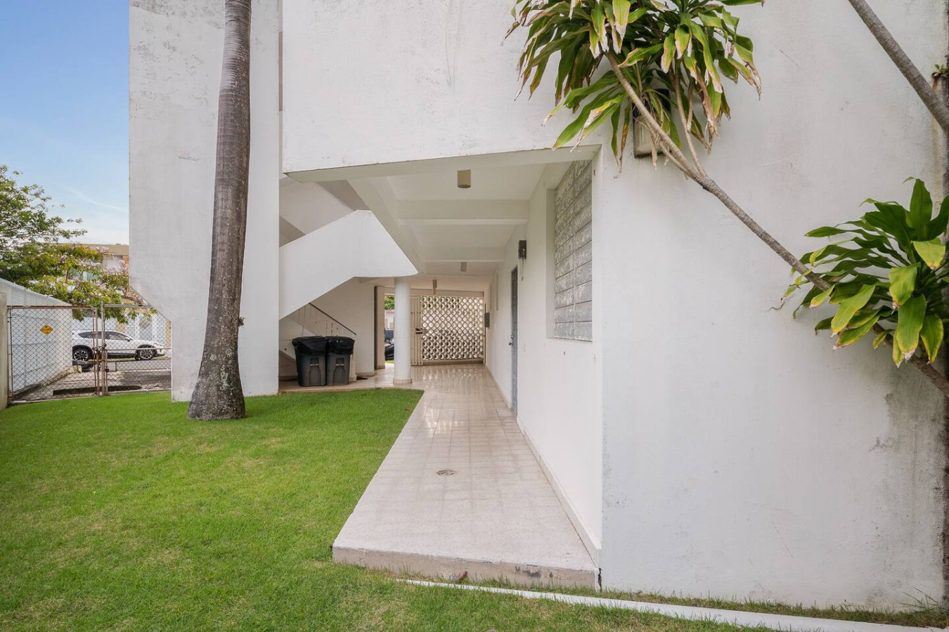 View of the stairs leading to a vacation rental property in — Punta Las Marias Studio - Short Walk to the Beach, Santurce
