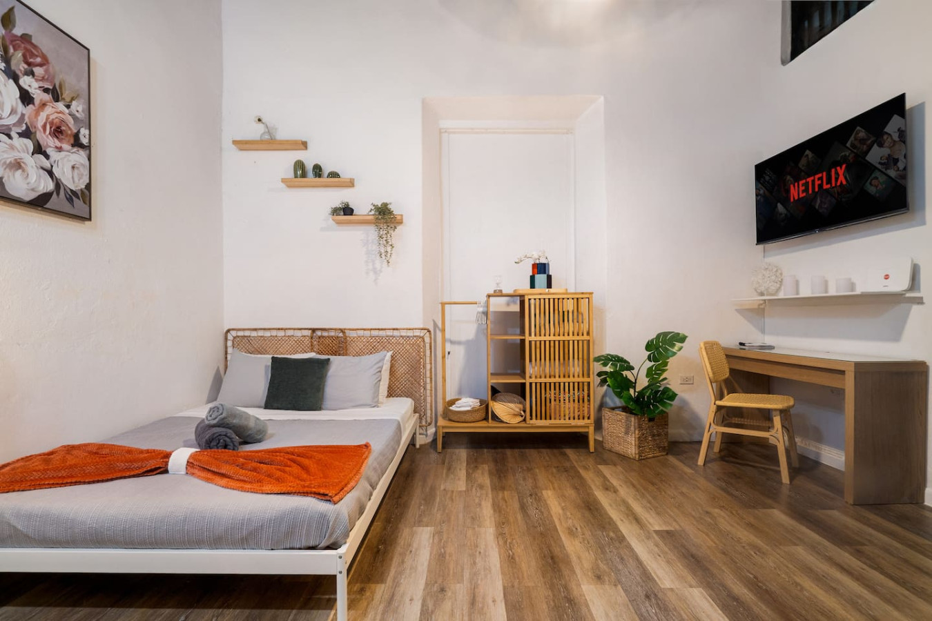 Bedroom with a bed and a chair — Il Rifugio Nascosto | Somewhere In Heaven, Old San Juan