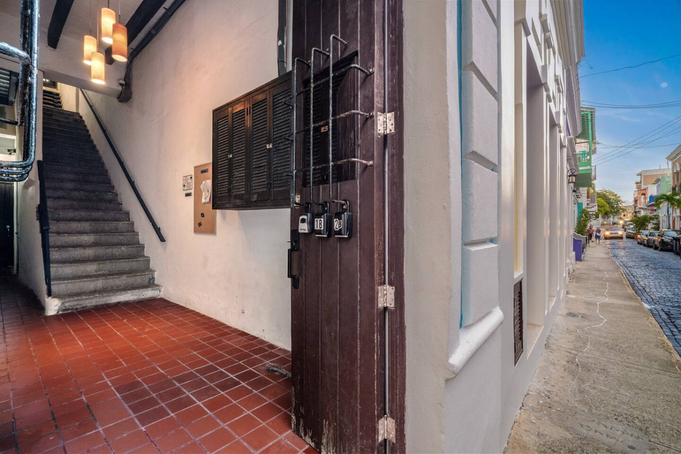 Entrance to a vacation rental property in Puerto Rico — Il Rifugio Nascosto | Somewhere In Heaven, Old San Juan