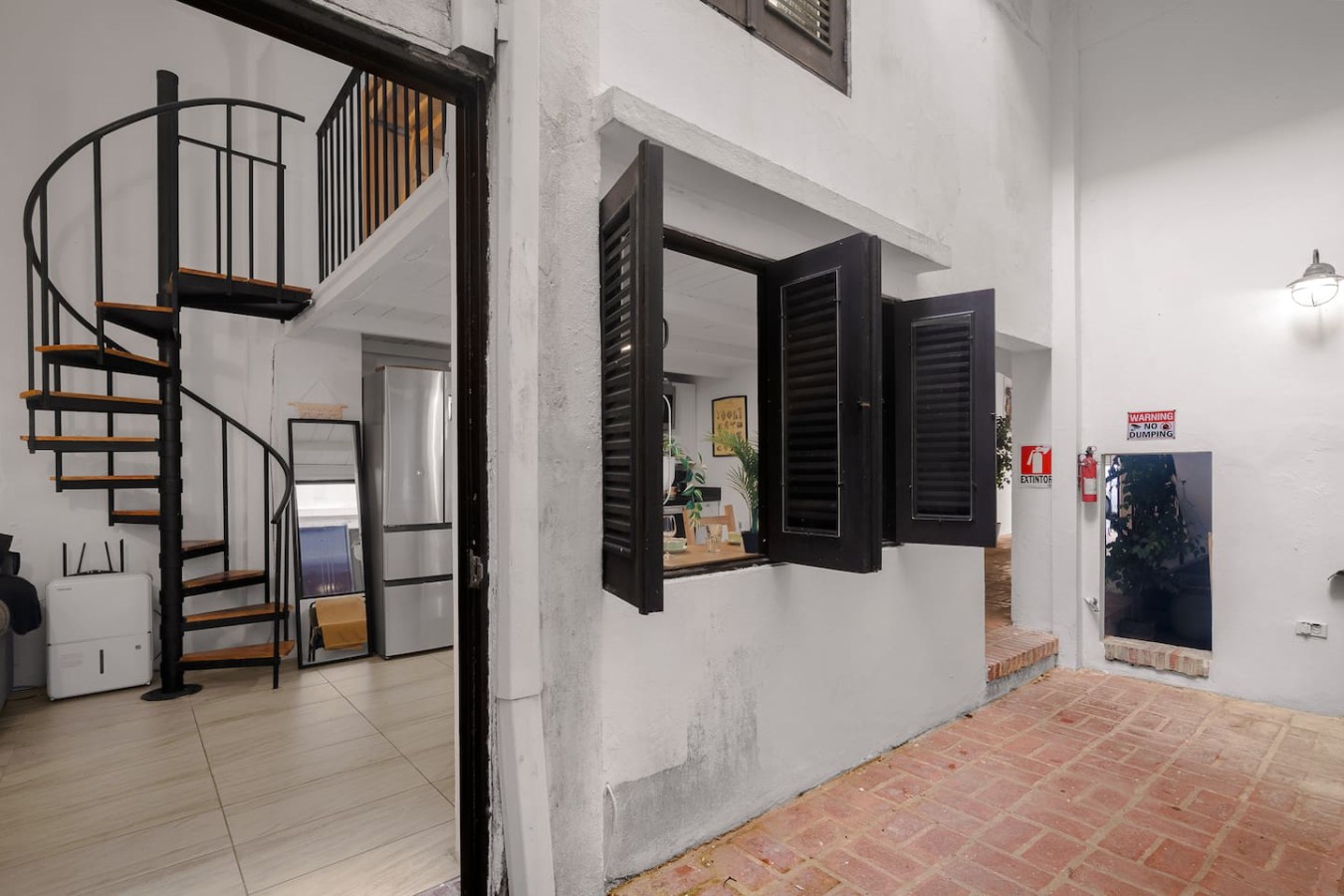 View of the building from the street — Historic Loft in the Heart of Old San Juan, Old San Juan