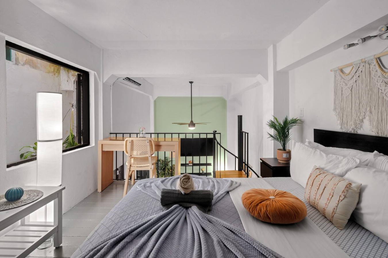 Living area 2 at Historic Loft in the Heart of Old San Juan