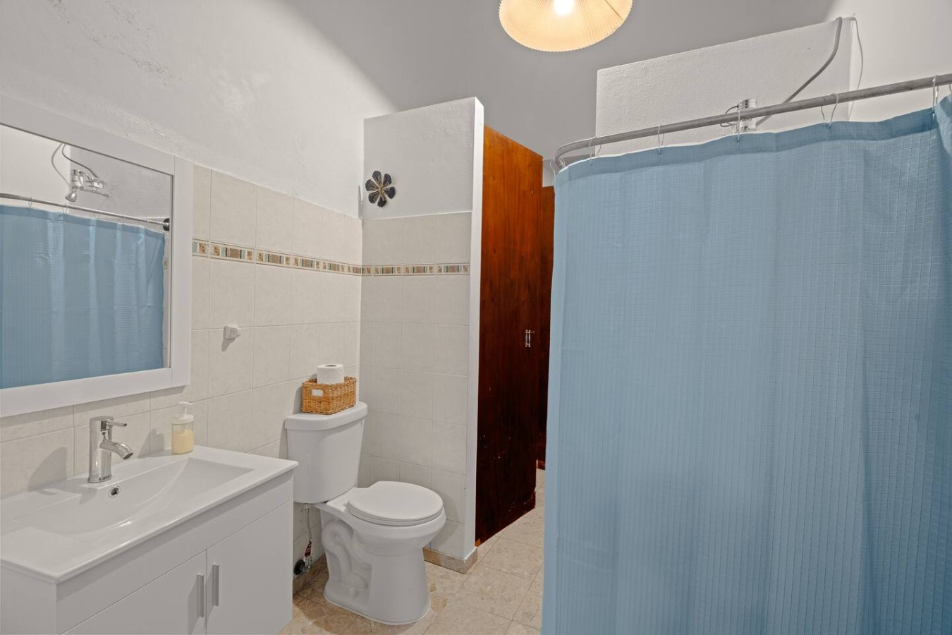 Bathroom with a toilet and a sink — 3B Imperial, Old San Juan