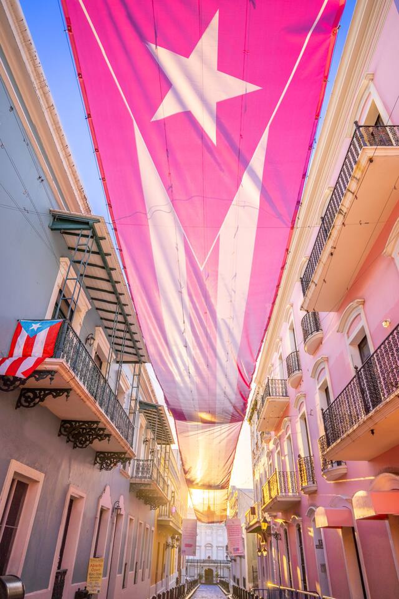 Building is white and has a balcony — 3B Imperial, Old San Juan