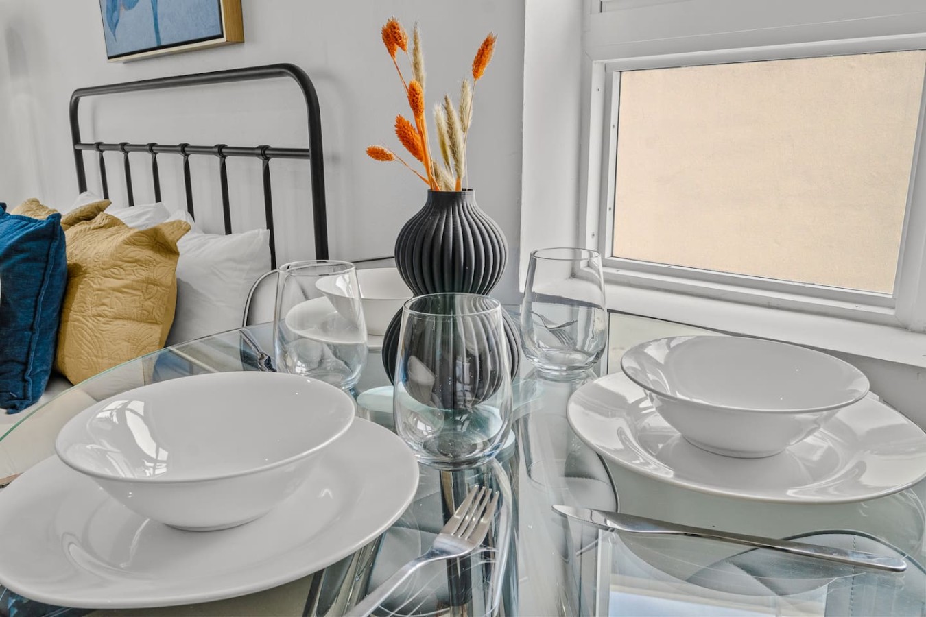 Dining view (dining 2) — Caribbean Sea View | Tmobile District Free Parking, San Juan