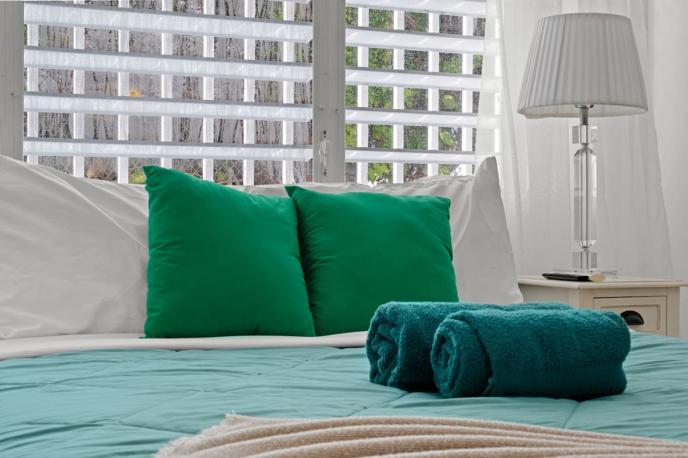 Bedroom view — Private Patio 2BR Near Ocean Park Beach, Santurce