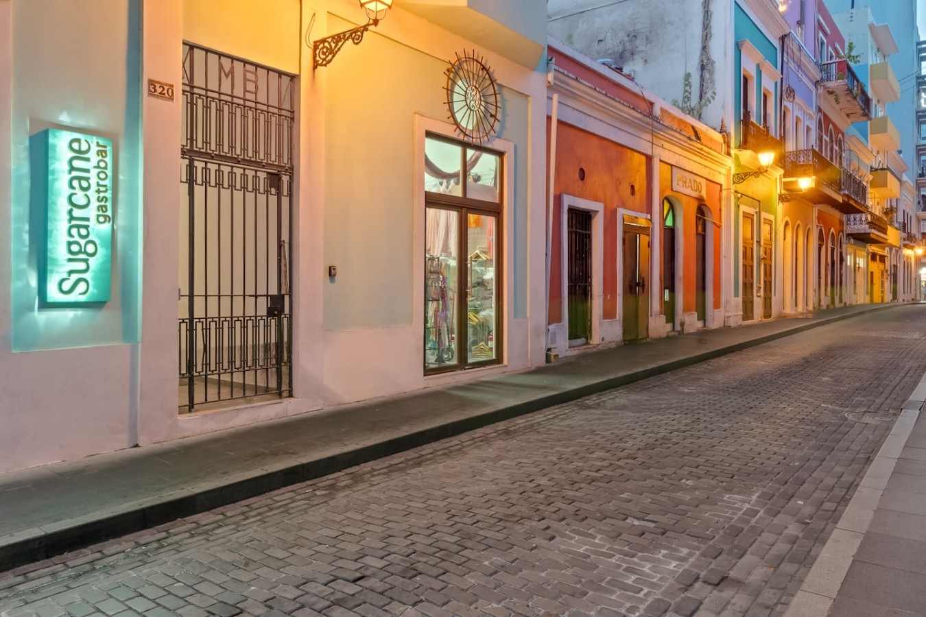 View of the street from the balcony of a vacation rental property in Puerto Rico — Casa Valencia | Old San Juan, Old San Juan