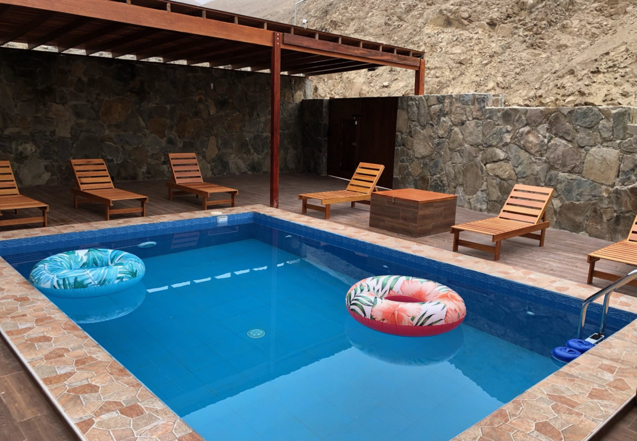 Spacious 3-bedroom and 2 bathroom home with private pool and patio and free Wi-Fi