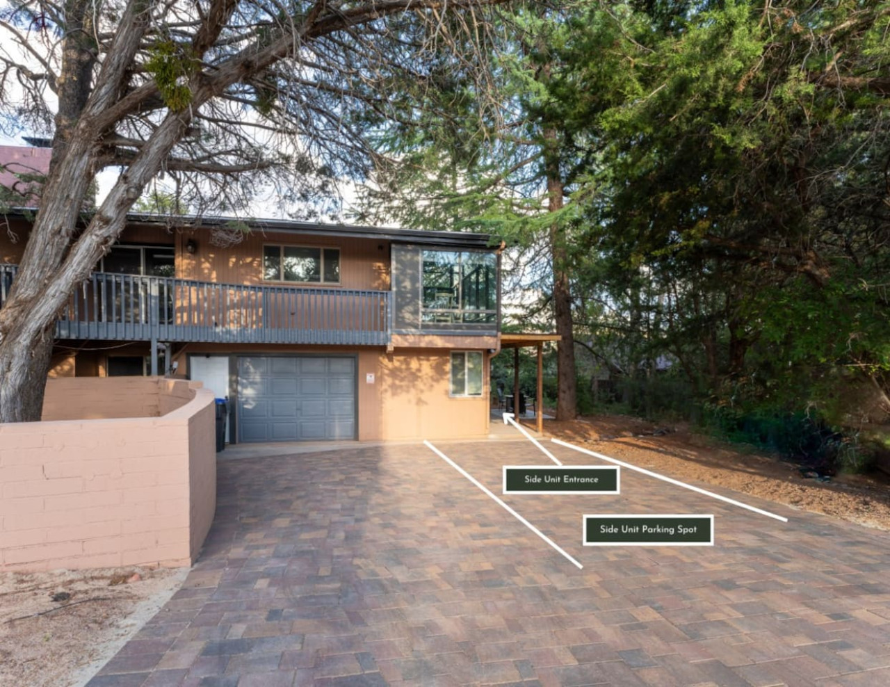 Sedona Studio W/D Patio Firepit