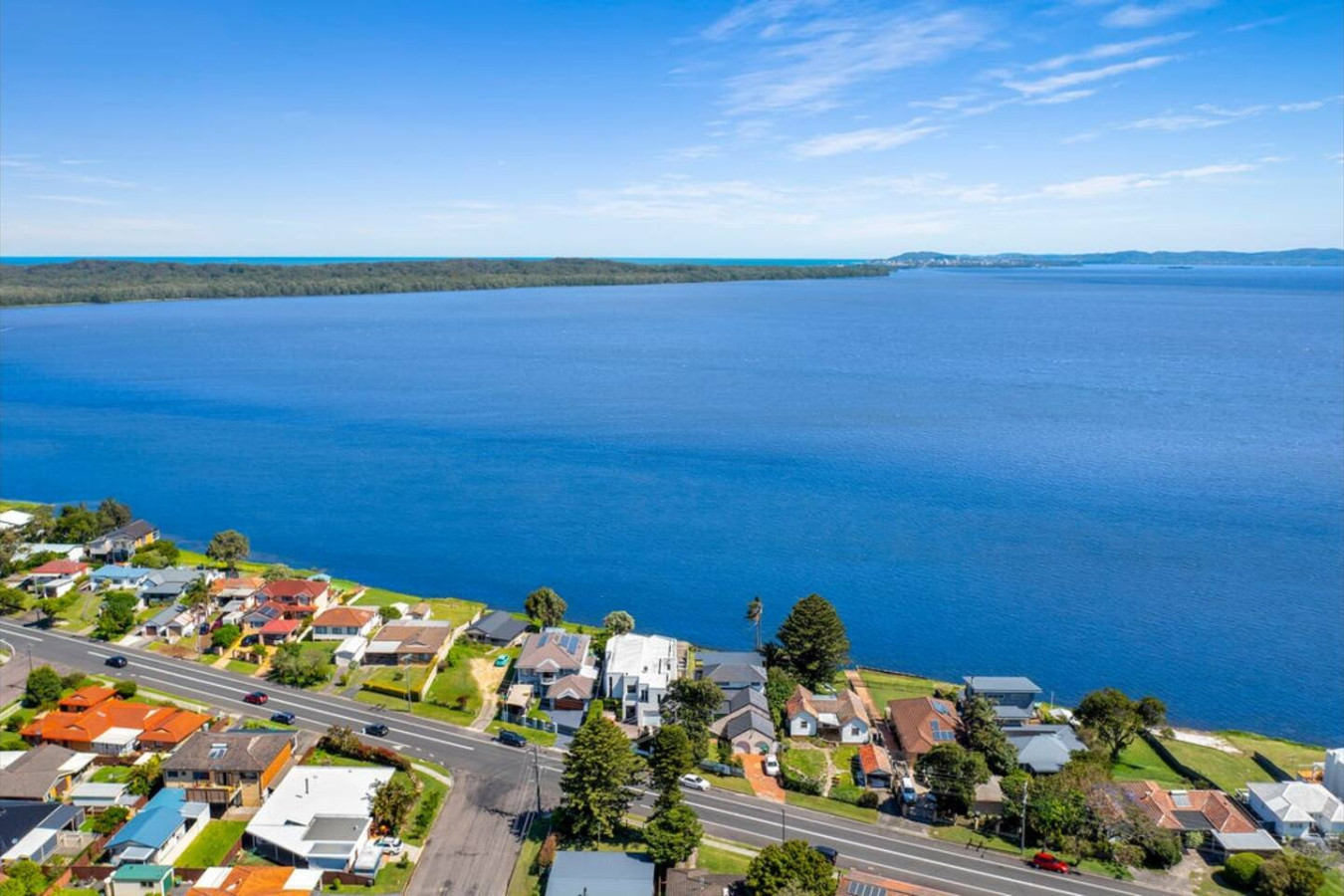 Scenic beauty of the tranquil lake.
