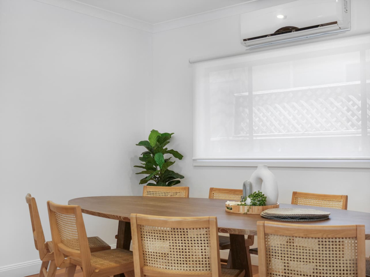 Entertain in style with our spacious dining area featuring a table that comfortably seats 10 guests. Gather 'round for memorable meals and moments during your stay!