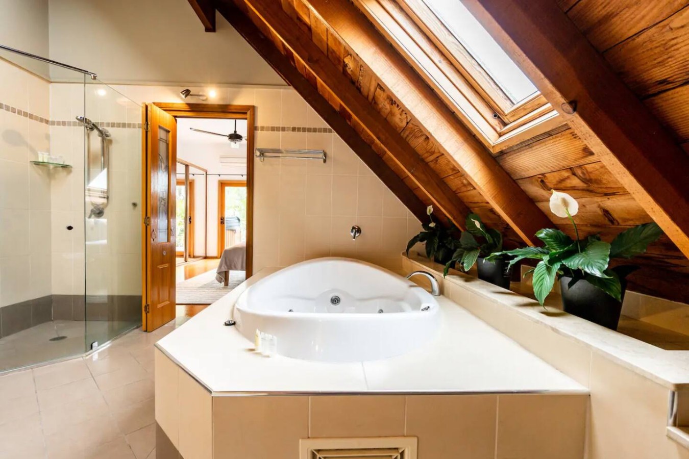 Relax and rejuvenate in our full bathroom