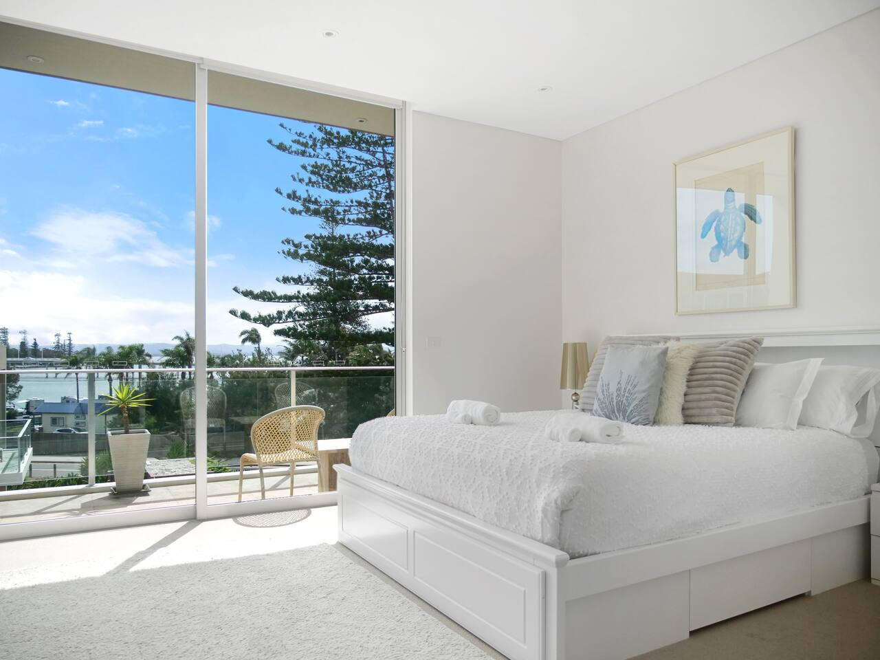 Your very own sunlit room with a beautiful view.