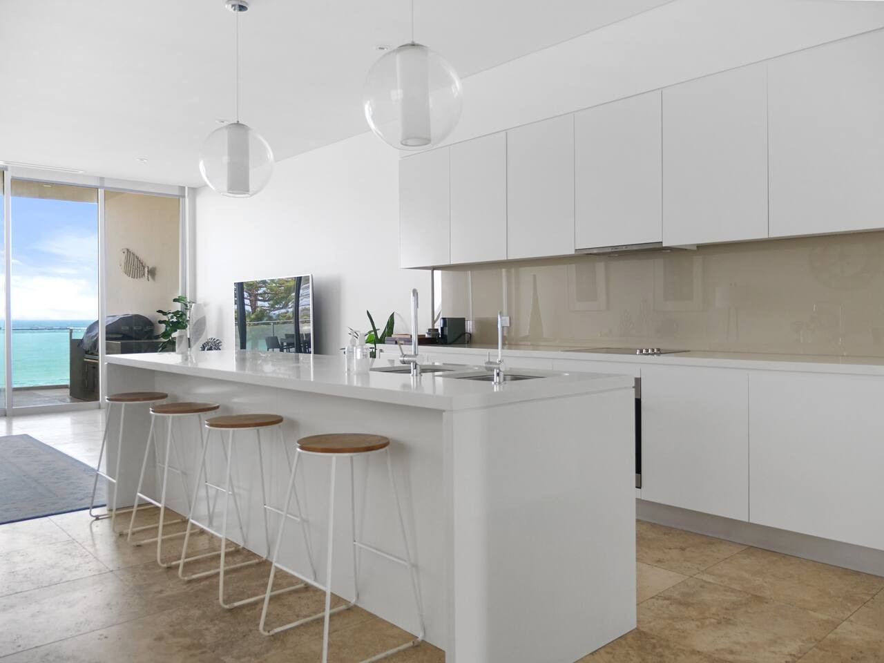 Open space for family time. Cook, dine, and relax together. Make our home yours. Welcome aboard!