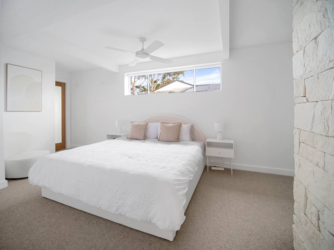 Sleep luxuriously in our king-sized bed.