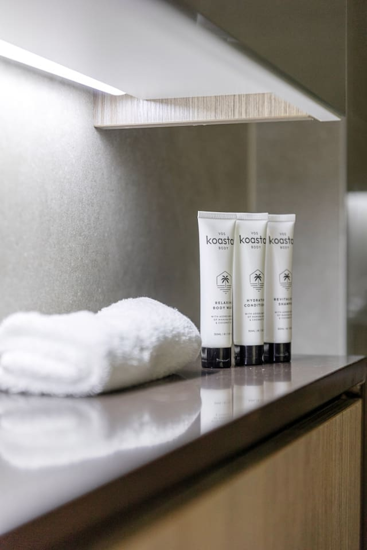 Complimentary high-quality toiletries and towels provided for every guest. By Superhostly