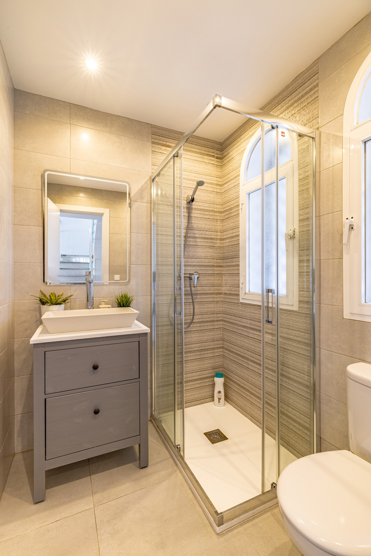 Ground floor full bathroom with walk-in shower