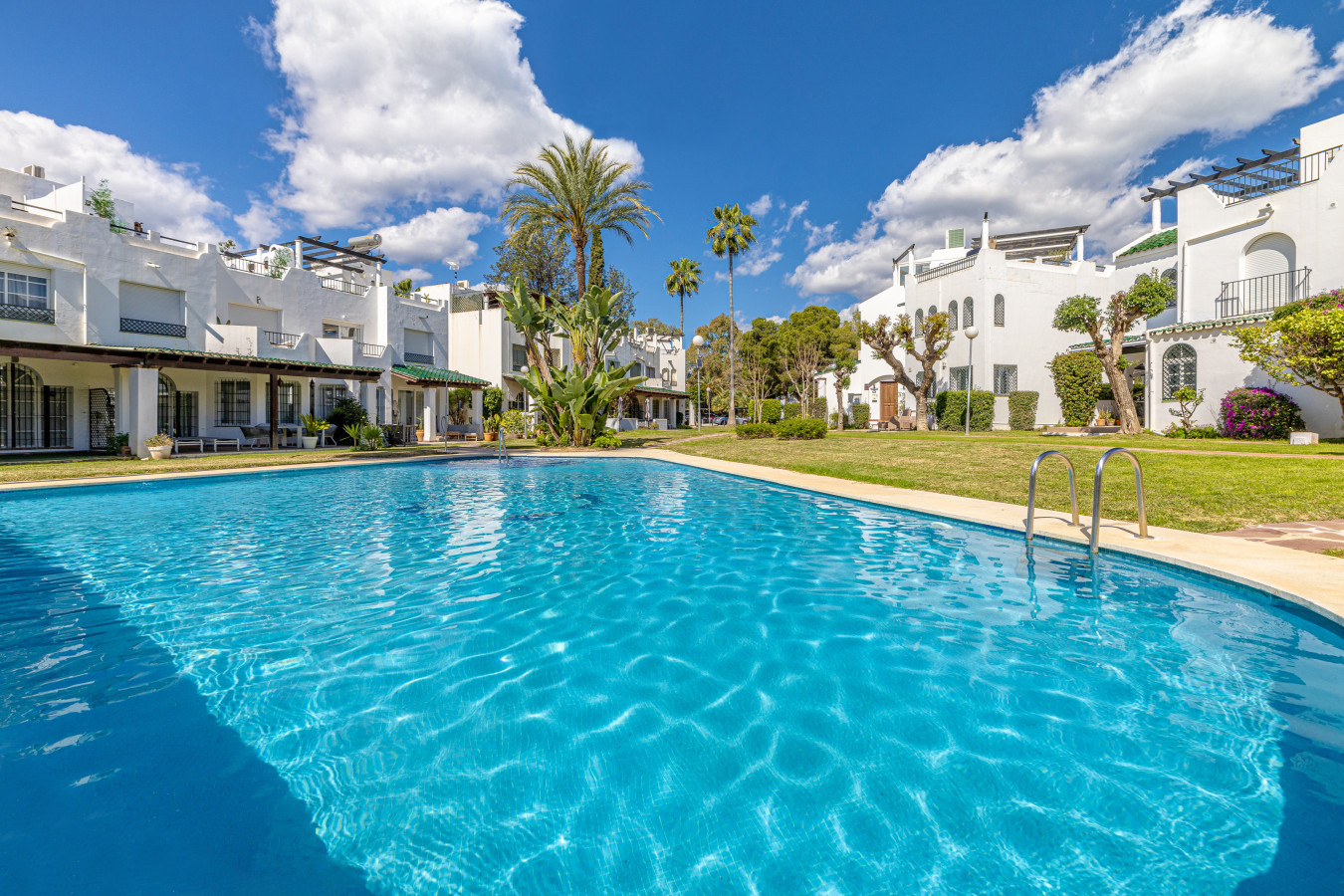 One of nine sparkling pools, open all year round