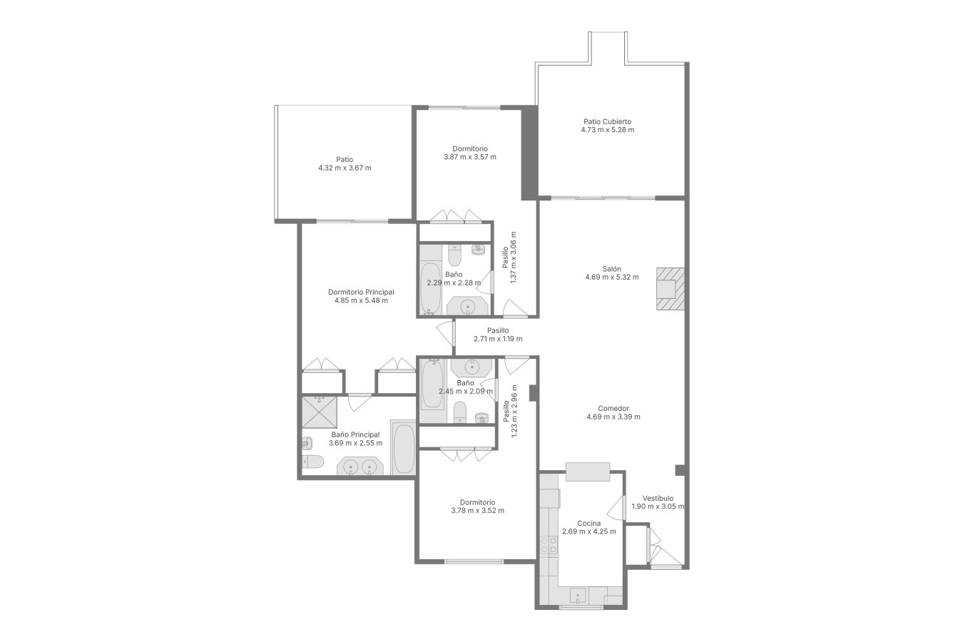 Torre Halcones 12A floor plans