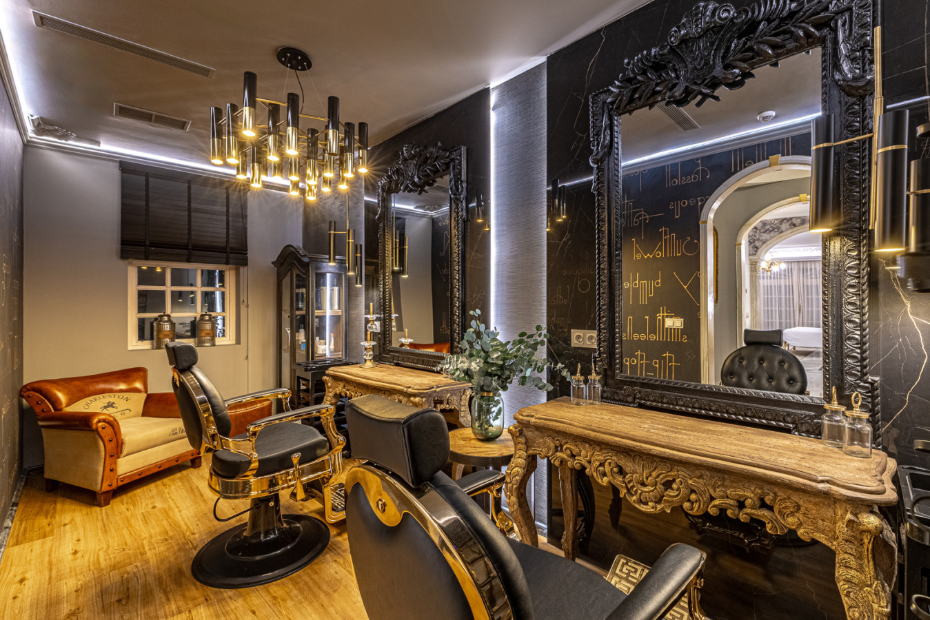 Second bedroom barber room