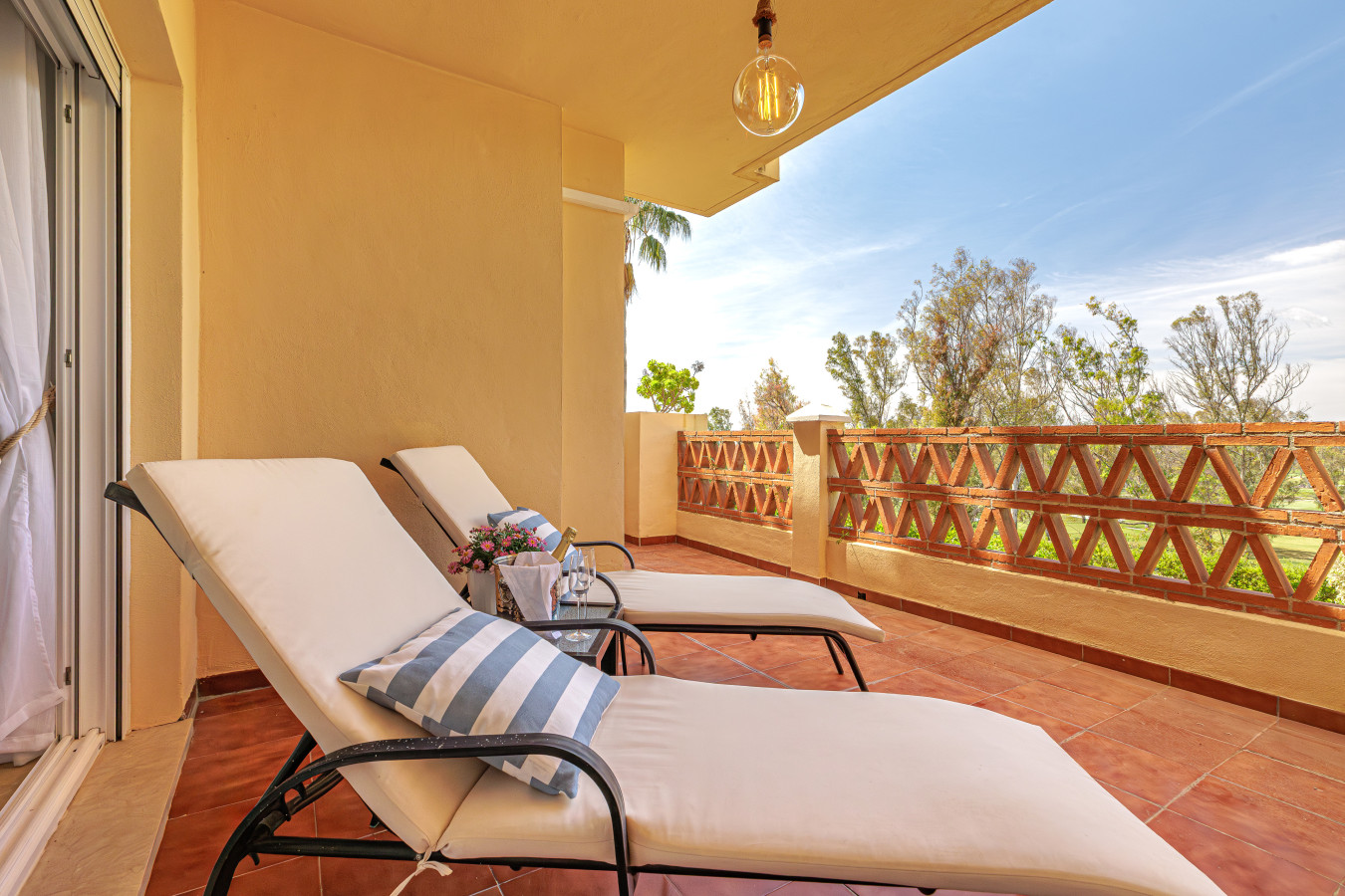 Sun Loungers on Terrace: Private sun loungers on your terrace for uninterrupted sunbathing and relaxation.