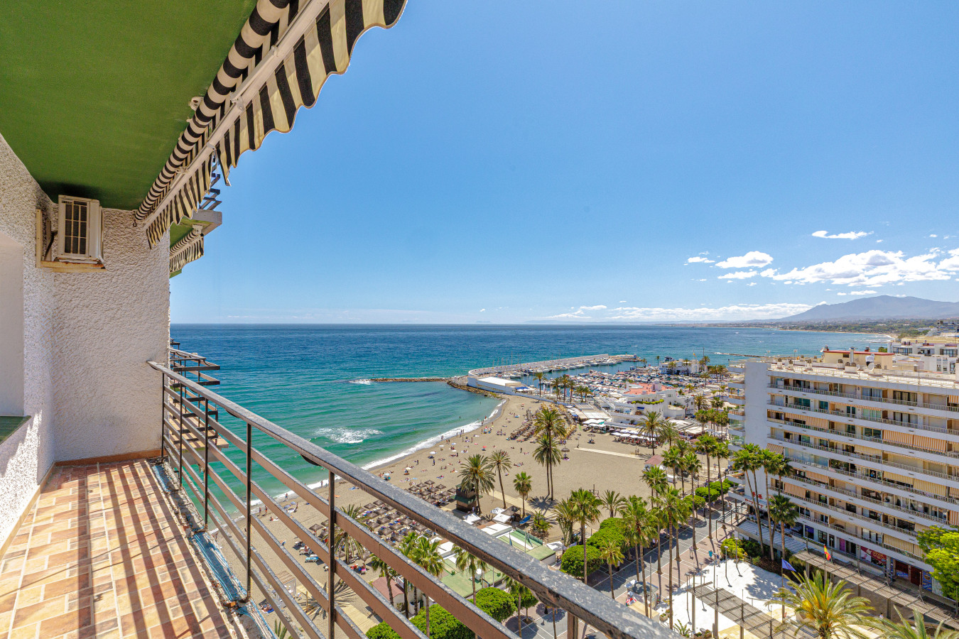 Panoramic Mediterranean Sea views directly from your holiday rental.