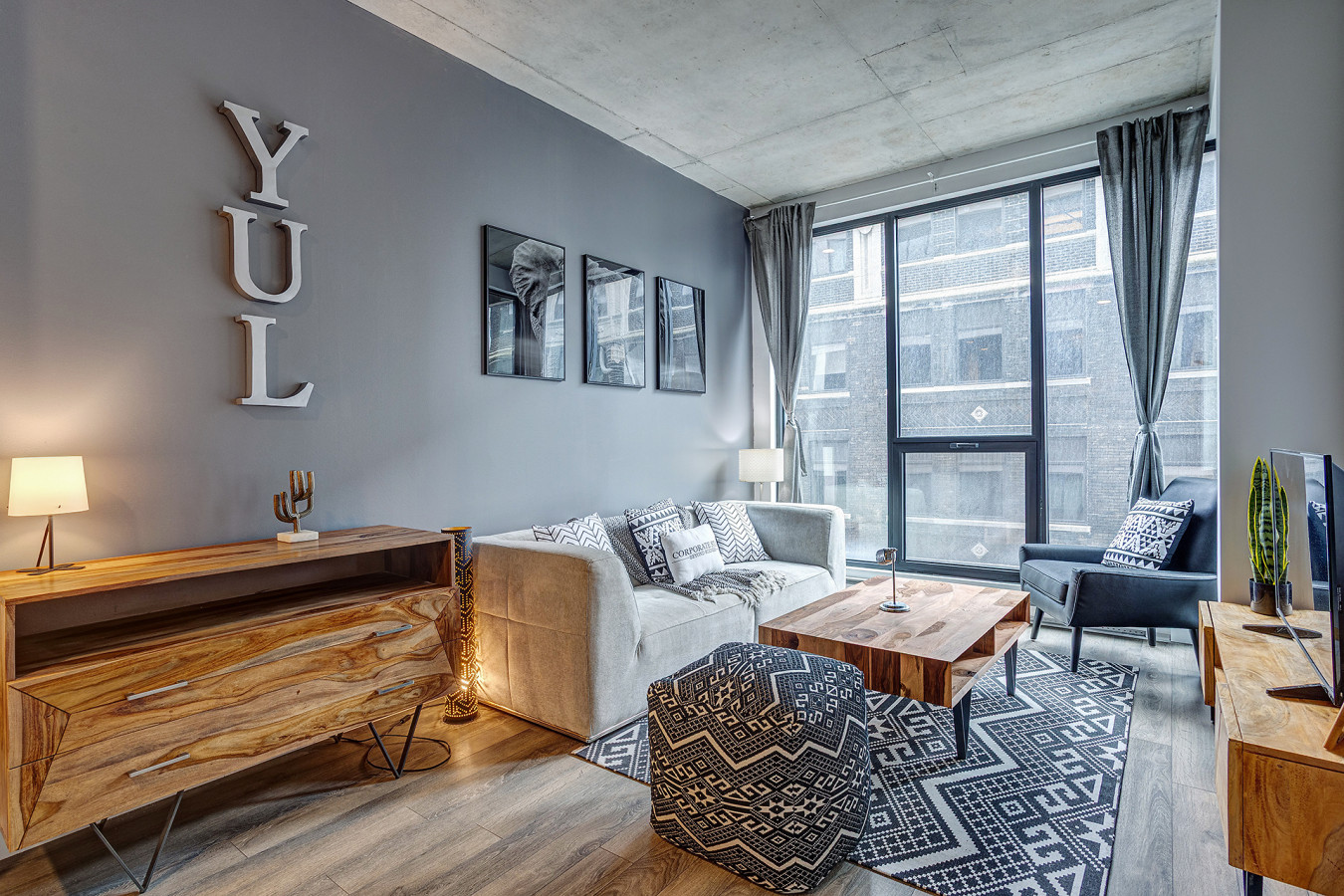 Turnkey Furnished 1 Bedroom Rental in Montreal | C Lofts Building