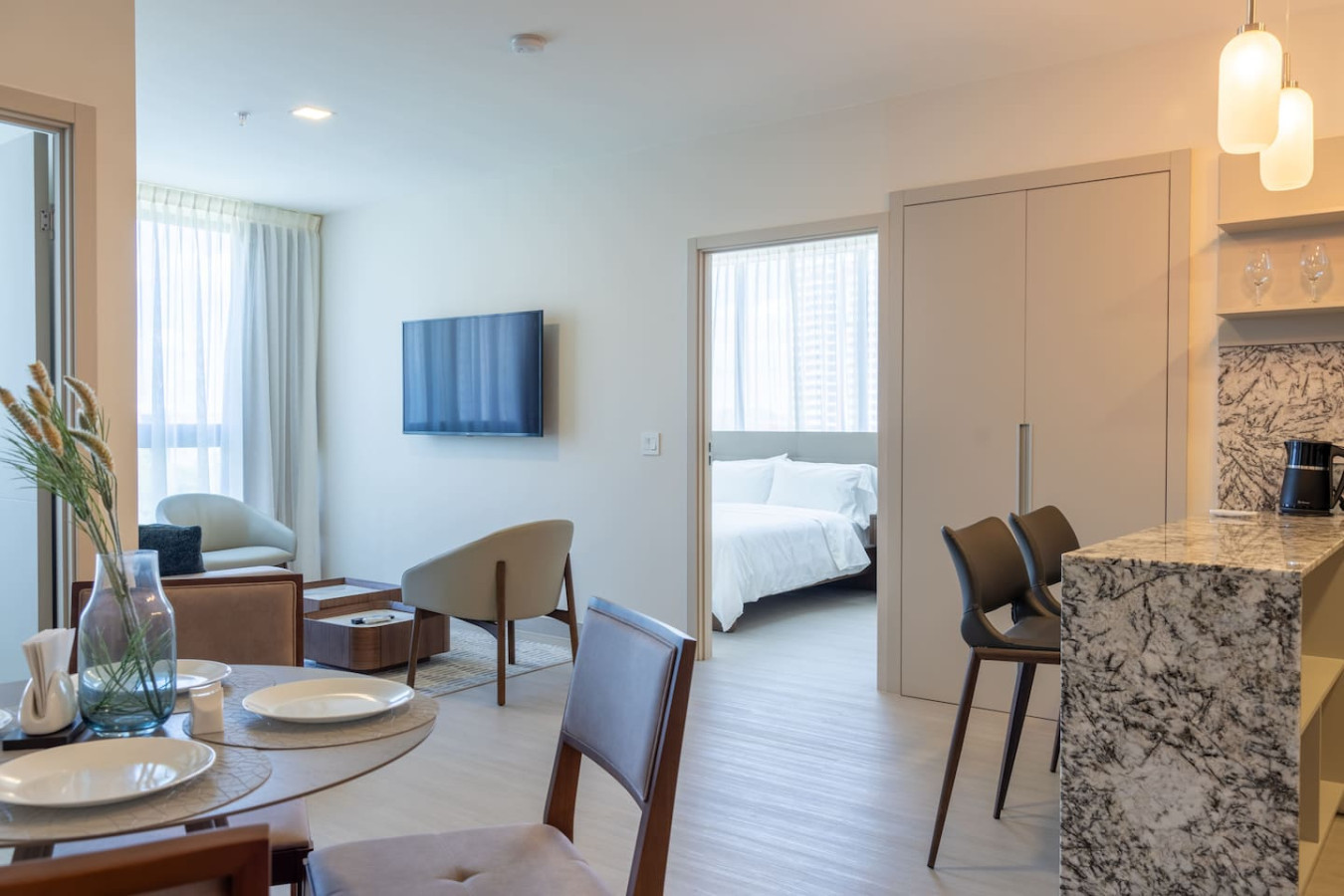 Furnished Condo Suite 2BR with View