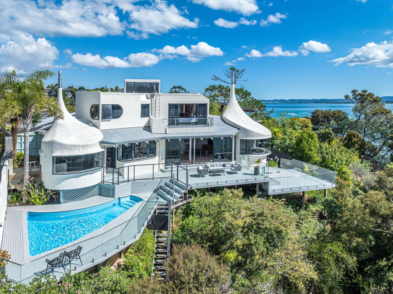 Architectural Masterpiece with Pool and Sea Views